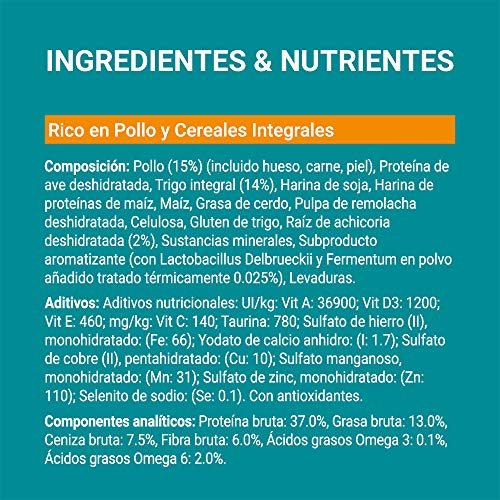 PURINA ONE Bifensis Pienso para Gatos Esterilizados Pollo y Trigo 6 x 1,5 Kg