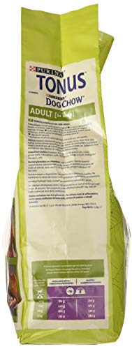 Purina Tonus Dog Chow - Pienso para Perros con Cordero, 4 Bolsas de 2,5 kg