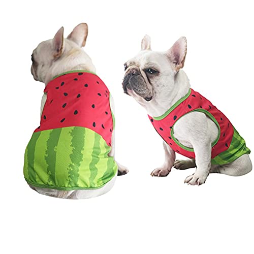 QUMocky Chaleco de refrigeración para mascotas, ligero, chaleco de enfriamiento para cachorro, camiseta sin mangas, ropa para mascotas para perros y refrigerantes para primavera y verano