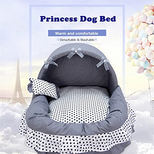 QWEQWE Cama de Perro Coche Casa Casa Pet Cozy Nest Kennel Sueño Cojín Lavable Cat Dog Beds Sofá Sofá Mat (Color : Grey, Size : 52x42x39cm)