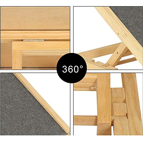 Rampa para perros y gatos, escalera para perros para cama o sofá, plegable, de madera Petwalk, rampa para perros con tela antideslizante, 70 cm de largo