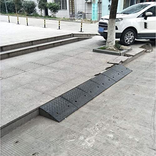 Rampa Rampas de bordillo Rampas Rampas Caucho Pista de la pendiente Supermercado Umbral Rampas Hospital Estacionamiento Seguridad Rampas Rampas Rampas for sillas de ruedas (Size : 100 * 30 * 10CM)