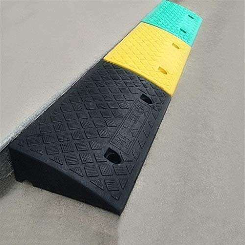 Rampa Ramps Step Mat, Umbral de umbral antideslizante para el hogar Pequeñas rampas Postales Portátiles (Color : Yellow)