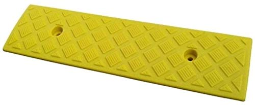 Rampa Ramps Step Mat, Umbral de umbral antideslizante para el hogar Pequeñas rampas Postales Portátiles (Color : Yellow)