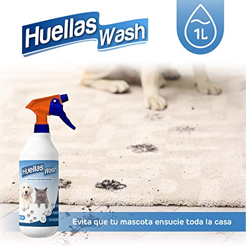 Rc Ocio Limpiador Patas de Perro y Gato Limpia Patas para Perros y Gastos no irritante con Aloe Vera cuida limpiapatas/Protector de Almohadillas (Formato 1Litro / 5 litros) (1 Litro)