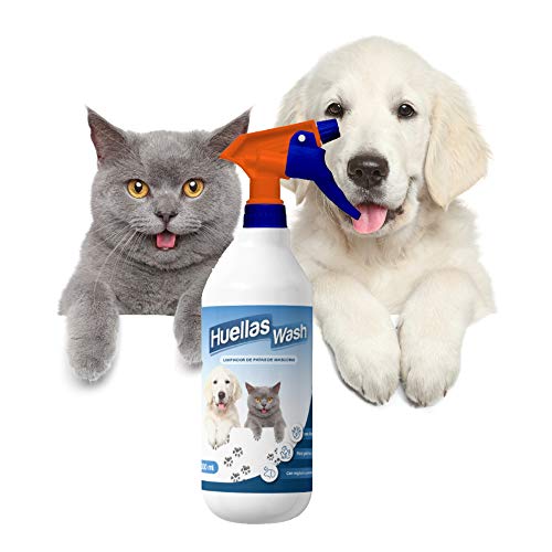 Rc Ocio Limpiador Patas de Perro y Gato Limpia Patas para Perros y Gastos no irritante con Aloe Vera cuida limpiapatas/Protector de Almohadillas (Formato 1Litro / 5 litros) (1 Litro)