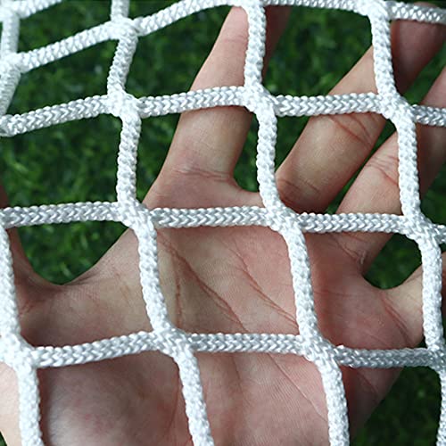 Red de Seguridad para Gatos Red Protectora para mascota Red de poliéster para valla de golf Red antiescape Valla de Seguridad para balcón Ventana y terraza(1x5m)(Size:10cm Grid,Color:blanco)