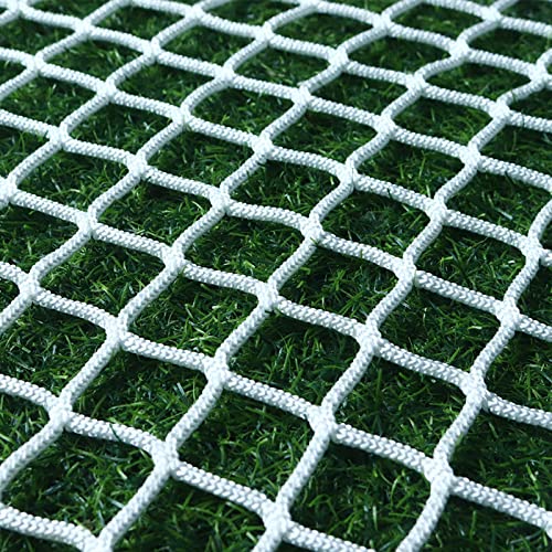 Red de Seguridad para Gatos Red Protectora para mascota Red de poliéster para valla de golf Red antiescape Valla de Seguridad para balcón Ventana y terraza(1x5m)(Size:10cm Grid,Color:blanco)