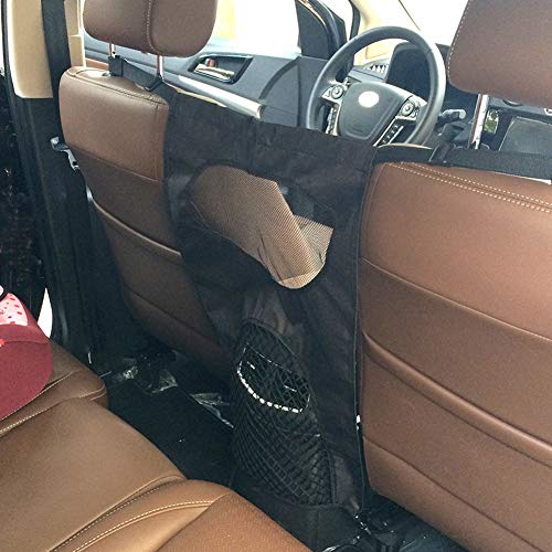 Reja Coche Perro Barreras Para Perros Protectores de perro para coche Reposacabezas perro guardia Arranque del coche neto Black,One Size