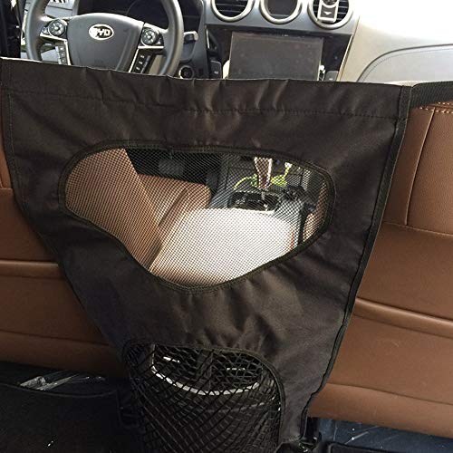 Reja Coche Perro Barreras Para Perros Protectores de perro para coche Reposacabezas perro guardia Arranque del coche neto Black,One Size