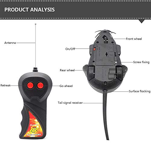 Remota Rata Control del ratón de Juguete, eléctricos inalámbricos RC Juguete para Gatos Juguetes para Mascotas en Gatito del Gato del Perro casero de la Novedad Regalo