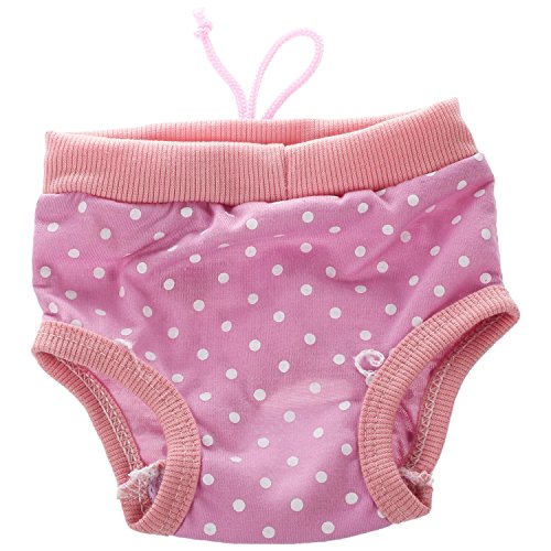 RETYLY Pantalon de panales higienicos para Perro de Mascota Femenino M Rosa