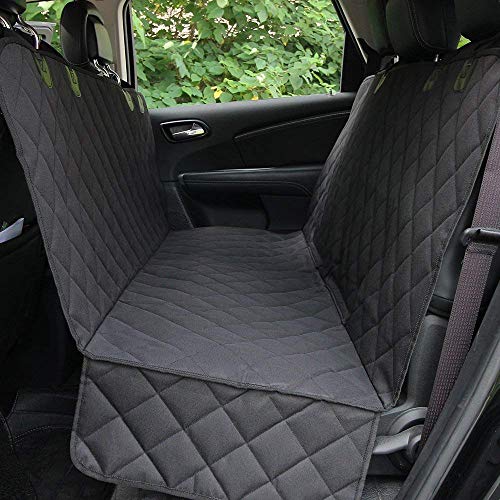 Riloer Forro de Carga para Perros SUV, Funda Protectora Impermeable para Mascotas Funda para Asiento de Perro SUV con Protector de Solapa de Parachoques, Universal