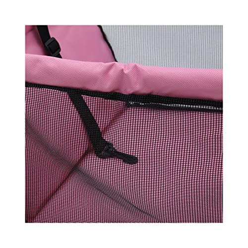 RKRCXH Asiento para Perros Plegable con cinturón Protector de Coche Caja de Malla Cama para Dormir para Cachorros Bolsas para Exteriores(Color:1)