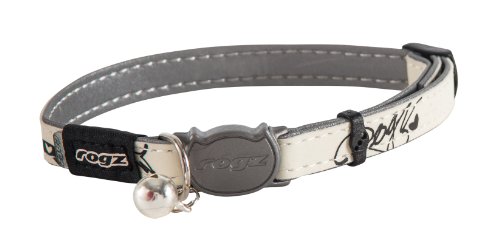 Rogz Catz GLOWCAT Collar, Gato Negro