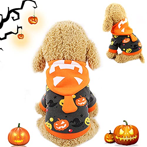 Ropa de Perro Halloween, Disfraz De Mascota De Halloween, Traje de Perro de Calabaza Naranja, Perros Disfraces de Cosplay, Disfraz de Pelota para Fiestas (Disfraz De Calabaza para Perro, XL)