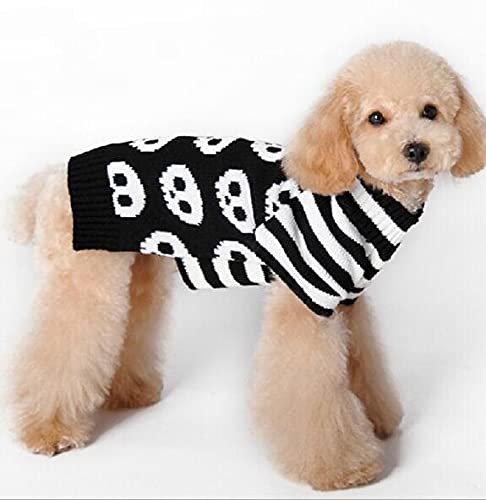 Ropa navideña para Perro disfraz gato Traje de perro, disfraz de calabaza de mascotas de Halloween Perrito de Navidad Ropa para perros Jerseys Suéteres Ropa para perros pequeños y gato, Halloween e in