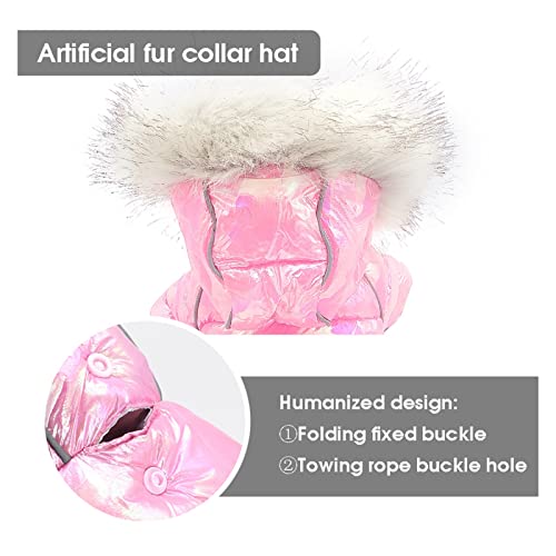 Ropa para perros Ropa de perro caliente Invierno Piel gruesa Pascua Perrito Cachorro Abrigo Abrigo impermeable Perro Disfraz de ropa for pequeños perros grandes grandes Chihuahua Fácil de limpiar, cá