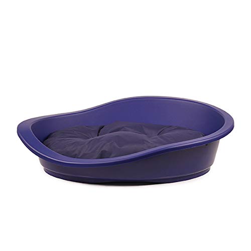 Rosewood Sonny Classic - Cama de plástico para Perro, Color Azul