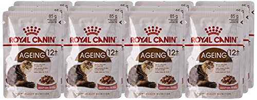 ROYAL CANIN Ageing +12 Comida para Gatos - Paquete de 12 x 85 gr - Total: 1020 gr