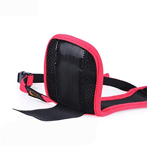 Ruankenshop Bozal Perro Pequeño Bozal para Perros Bozales de Perro para Evitar Comer Anti ladridos bozal De la Boca Bozales de Perro para Evitar morder Red,Small