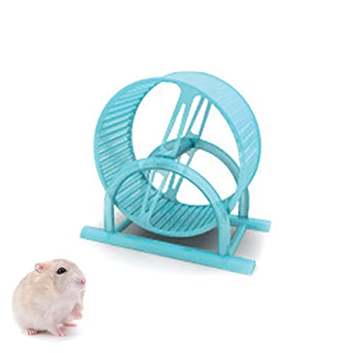 Rueda De Ejercicios De Hamster Tranquilo, Rueda De Giro Silent Spinner para Hamsters, Gerbos, Ratones, Mascota Pequena Rosa