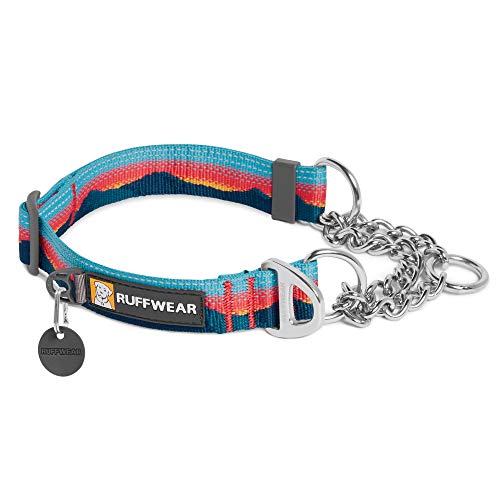 RUFFWEAR Collar Chain Reaction para Perros, Collar Martingale Ajustable - Puesta de Sol, 14” – 20” (58,5-58,5 cm)