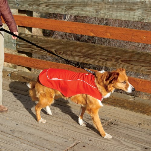 Ruffwear K-9 Overcoat - Abrigo para Perro, Color Rojo