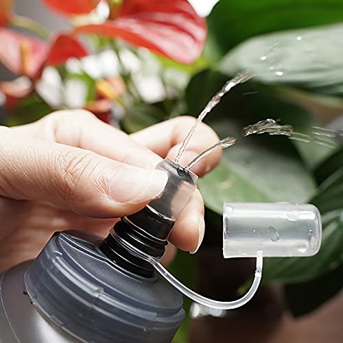 Ruiqas Botella de agua de 500 ml con boquilla de paja, botella de agua plegable suave al aire libre, botella de agua ligera y plegable para correr, senderismo, ciclismo, escalada, camping