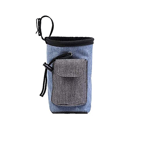 Runmeihe Bolsa para golosinas para Perros Bolsa portátil para golosinas con riñonera Ajustable Dispensador de Bolsas para Perros de Entrenamiento Manos Libres Contenedor para golosinas