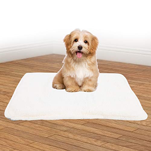 SALUTUYA Calentador eléctrico para Perros, Calentador para Gatos, Alfombrilla Suave para Calentadores de Perros para Gatos(Small)