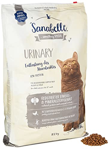 Sanabelle Urinary | Alimento seco para gatos adultos con sistema urinario sensible | 1 x 10 kg