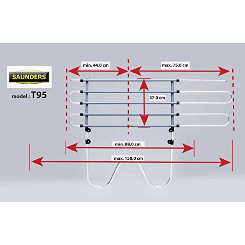 Saunders – Rejilla de Seguridad Equipaje Rejilla Tube Skoda Octavia II Kombi 2005 – 2012