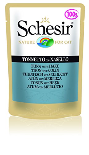 Schesir 010567 - Atún de Gato con merluza (100 g)