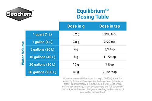 Seachem Equilibrium Acondicionador de Agua para acuarios, 300 g