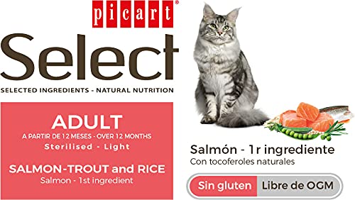 Select Cat Sensitve-Esterilizado-Light 8 Kg