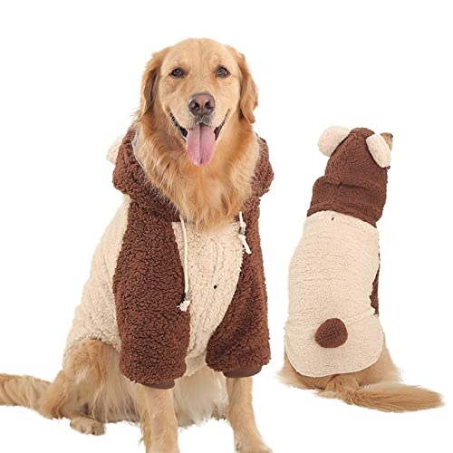 Seupeak Ropa de Perro APAT 1 UNID Cotten Cotten Dog Dog Hoodie Cute Modeling Ropa for Perros Puppy Invierno Cálido Jumpsuit Chaqueta Sudadera for Perro Suministros for Mascotas