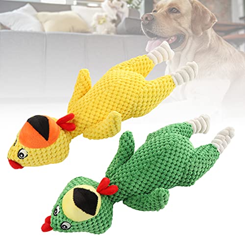 Shanrya Pollo Chirriante para Perros, Material de Felpa Duradero, Juguete de Peluche con Chirrido Efectivo para Alimentar Mascotas para el Cuidado de Mascotas para Suministros de Mascotas para Las