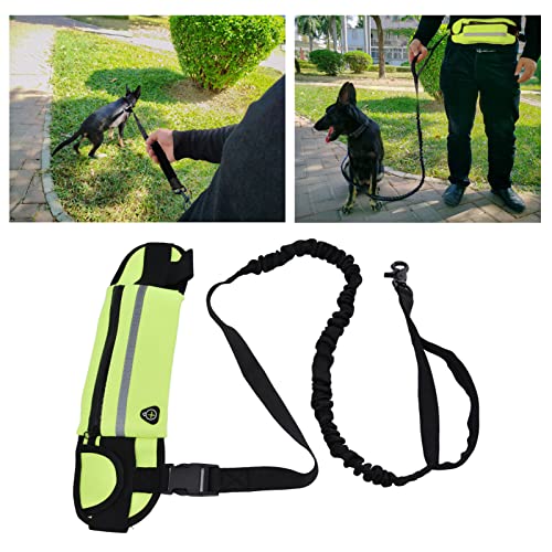 Shanrya Riñonera Correa para Perro, Cintura Correa para Perro Durable Reflectante Deportes Ligero para pasear al Perro para Correr de Noche