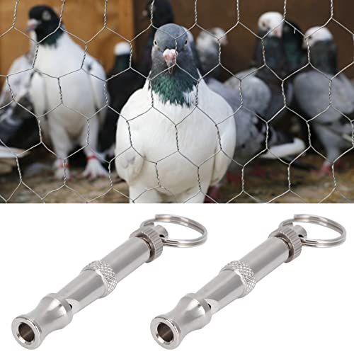 Shipenophy Silbato de Adiestramiento de Palomas, Suministros para Mascotas Silbato de Adiestramiento para Perros Resistente Clicker Anticorrosión No Tóxico para Pájaros