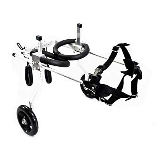 Silla De Ruedas Para Mascotas, Modelo S, Adecuada Para Altura 28-33 / 32-37 Cm, Peso 4-9 Kg Ropa Para Perros, Patinete Auxiliar De Entrenamiento Para Discapacitados Con Patas Traseras Ajustables En L