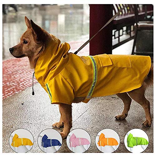 Skyeye - Chubasquero impermeable para perros, impermeable y transpirable (5XL) azul 4XL