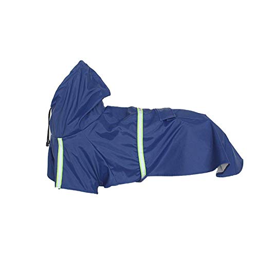 Skyeye - Chubasquero impermeable para perros, impermeable y transpirable (5XL) azul 4XL