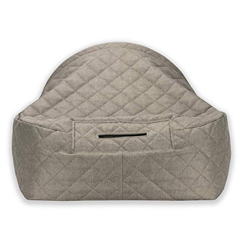 Sleepy Fox® by KONA CAVE®- Cama Cueva para mascotas - Iglú del Nido del Gorrión - Pequeño– Beige