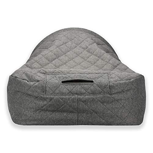 Sleepy Fox® by KONA CAVE®- Cama Cueva para Perros - Iglú - Nido - Gorrión - Grande – Gris