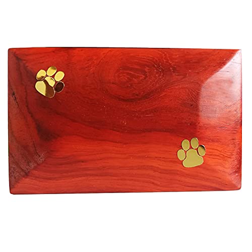 SLT Caja de Urna de cremación para Mascotas, Caja de cremación de Madera, urnas para Mascotas para Gatos, urnas de Recuerdo para entierro (#2)