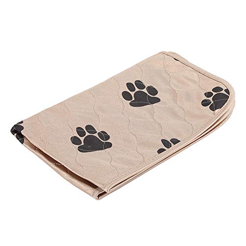 Smandy Almohadillas para Perros, Estera Impermeable para la orina Orina de la Cama Estera Reutilizable para el Entrenamiento del Perro Estera de alimentación Lavable Alfombra de Whelping(Marrón X)