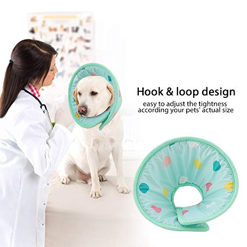 Smandy Recuperación Mascota Cono Mascota Gato Perro Esponja Suave Cono Collar Protector Ajustable Anti mordida Lick Herida Cuello de Seguridad Cuello de Seguridad para Perro Cat(S)