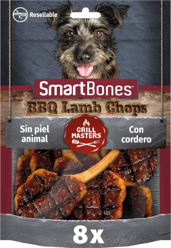 SmartBones - Snack masticable para Perros, Grill Masters Lamb Chop, 8 Piezas