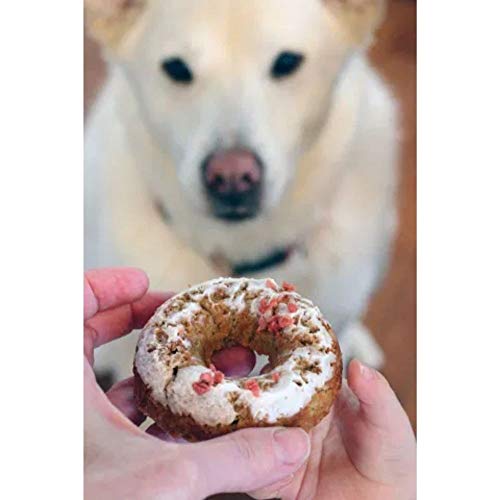 SNACK - Donuts para Perros - Sin Azúcar ni aditivos Artificiales - 6 Unidades - Golosina y Chuche Perros | ANIMALUJOS